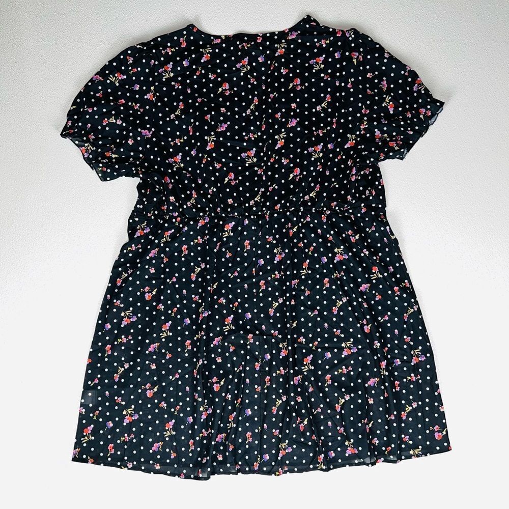 Bloomchic Floral Empire Waist Dress Black Size 22 NWT - Picture 9 of 12